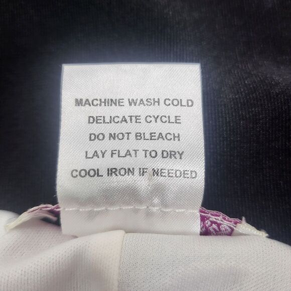 Wishes Wishes Wishes Black White & Red Stretchy Lined Knee Length Large dress‎ - Picture 4 of 6